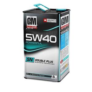 روغن موتور خودرو کانادا لوبریفنت مدل SN 5w-40 GM حجم 5000 میلی لیتر