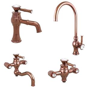 ست شیرآلات کرومات مدل لاکچری کد L32