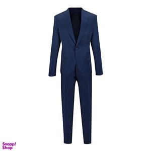 کت و شلوار مردانه مدل مدیران رنگ آبی کاربنی