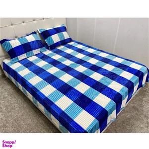 پتو مسافرتی مدل ژله ای پلیسه چهار خونه سایز 225× 150سانتی متر