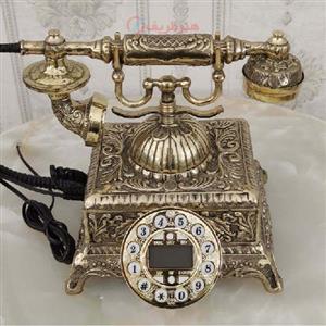 تلفن برنزی کلاسیک مدل مربع کد 532