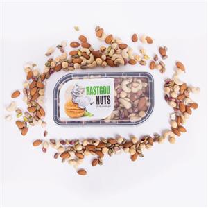 آجیل چهارمغز خام اکبر راستگو -600 گرم