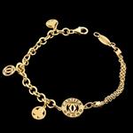 دستبند طلا 18 عیار زنانه طلای مستجابی کد 67097