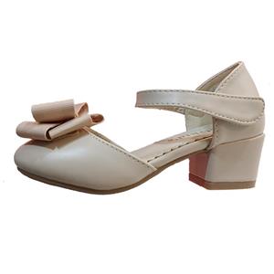 صندل دخترانه بی کی جی کیدز کد 123 رنگ کرم