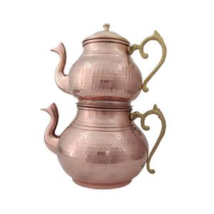 ست کتری و قوری مسی نظریان مدل ترک