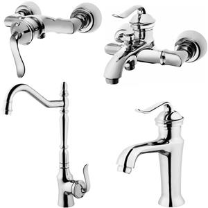 ست شیرآلات دزلی مدل هلن-PK-Cr