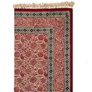 قلمکاری  رومیزی قلمکار عطریان طرح گل کوکب کد G399 