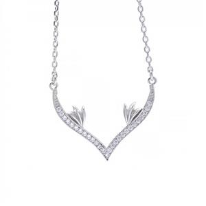 گردنبند نقره زنانه مدل G-348 