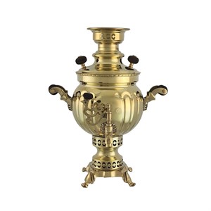 سماور زغالی عبدی مدل صدف گنجایش 2.5 لیتر