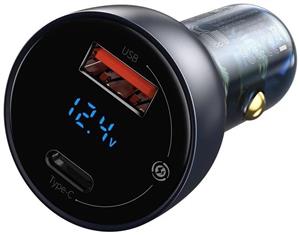 شارژر فندکی بیسوس مدل TZCCKX_0G به همراه کابل تبدیل USB-C