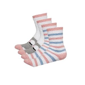 جوراب زنانه بلو موشن مدل Flausch-Socken  بسته 2 عددی