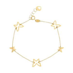 دستبند طلا 18 عیار زنانه مایا ماهک مدل MB1219 Maya Maahak Gold Bracelet For Women 