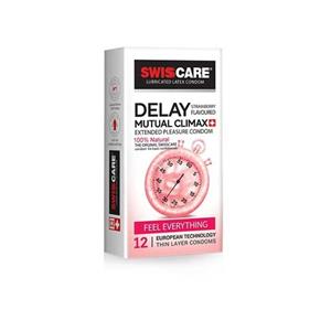 کاندوم سوئیس کر مدل Delay Mutual Climax بسته 12 عددی
