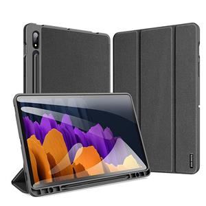 کیف کلاسوری دوکس دوکیس مدل Tri-Fold مناسب برای تبلت سامسونگ Galaxy Tab S7