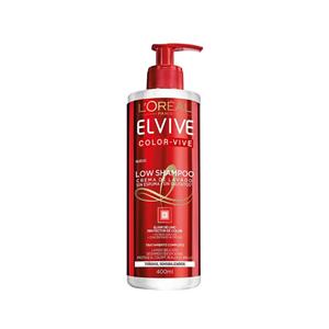 شامپو تثبیت کننده رنگ مو لورآل مدل elvive low shampoo حجم 400 میلی لیتر
