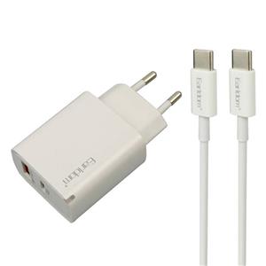 شارژر دیواری ارلدام مدل ES-EU2 به همراه کابل تبدیل USB-C