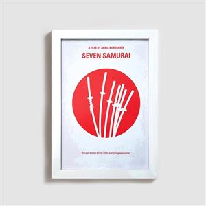 تابلو طرح فیلم هفت سامورایی seven samurai W014