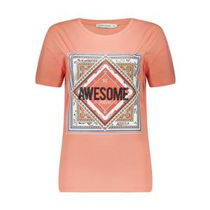 تی شرت زنانه ال سی وایکیکی مدل 0SI323Z8 GJS CORAL LC Waikiki T Shirts For Women 