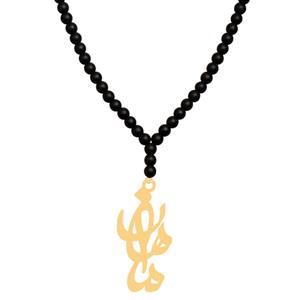 گردنبند طلا 18 عیار زنانه کرابو طرح ماهان مدل Kr71435