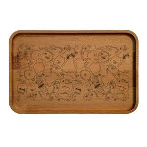 سینی چوبی مدل design 9875