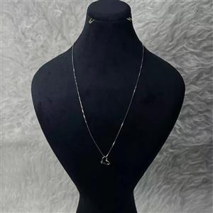 گردنبند نقره زنانه مدل قلب 