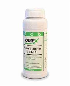 کود فسفات پتاسیم امکس مدل فولیار سوپریم حجم یک لیتر