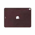 برچسب پوششی ماهوت مدل Matte-Dark-Brown-Leather مناسب برای تبلت اپل iPad Pro 11 2018 A1979