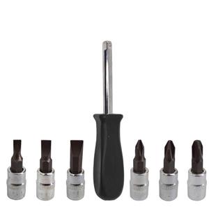 مجموعه 7 عددی پیچ گوشتی بکسی و سری پیچگوشتی  مدل DR-3001 سایز 1.4 میلی متر