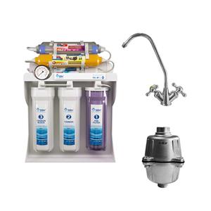 دستگاه تصفیه آب اس اس وی مدل Maxpro 2W X900 به همراه شیر دستگاه تصفیه آب و فیلتر دوش حمام