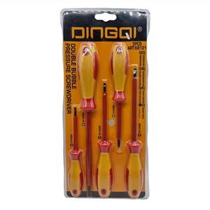 مجموعه 5 عددی پیچ گوشتی عایق برق دینگشی مدل 68121