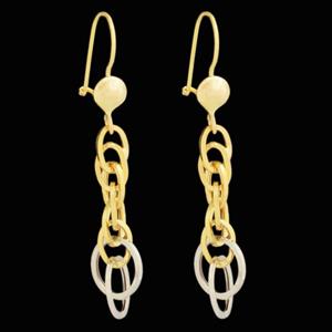 گوشواره طلا 18 عیار زنانه طلای مستجابی مدل اسپادانا کد 670169 