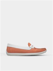 کفش کالج زنانه نوین چرم مدل 1595 0524-WS3402