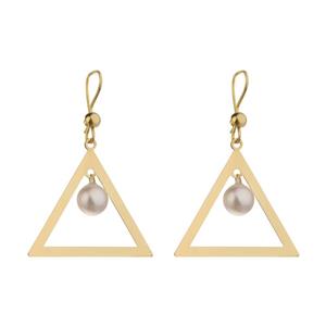 گوشواره طلا 18 عیار زنانه مایا ماهک مدل ME1013 Maya Maahak ME1013 Gold Earring For Women