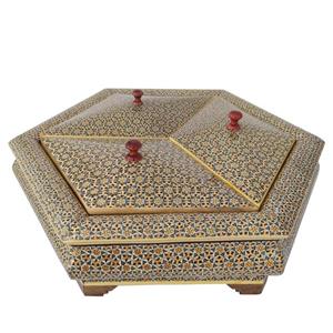 شکلات خوری خاتم کاری مدل آمیتیس کد 3-T 