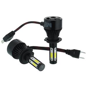 لامپ هدلایت خودرو لنزو مدل چهار طرفه کد H7 بسته دو عددی