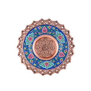بشقاب میناکاری هنرلوکس مدل پرداز کد BM25 