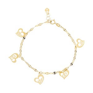 دستبند طلا 18 عیار زنانه مایا ماهک مدل MB1206 Maya Maahak MB1206 Gold Bracelet For Women