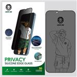 محافظ صفحه نمایش حریم شخصی گرین مدل Silicone-Privacy مناسب برای گوشی موبایل اپل IPhone 13 / 13 Pro