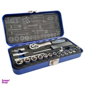 مجموعه 20 عددی آچار بکس اپکس مدل 1520