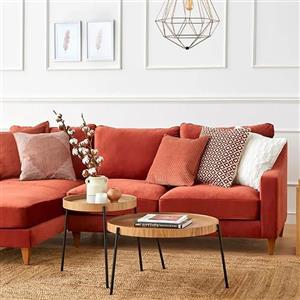 میز جلومبلی فریازان دکور مدل P66_2ADD مجموعه دو عددی