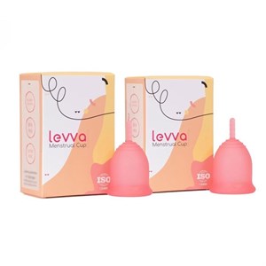 کاپ قاعدگی لیوا فارما مدل Plus سایز متوسط مجموعه 2 عددی 
