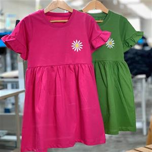 سارافون دخترانه مدل گل بابونه