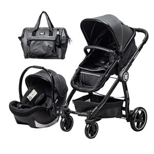 ست کالسکه و کریر کیکابو مدل Allure به همراه ساک لوازم کودک