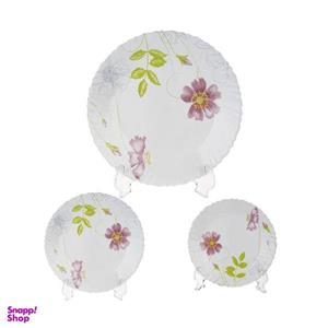 سرویس غذاخوری 18 پارچه لومینارک مدل Anemone