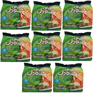 نودل نیمه آماده با طعم سبزیجات هاتی کارا بسته 40 عددی