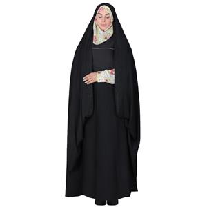 چادر قجری مدل حسنی نگین دار ابریشم