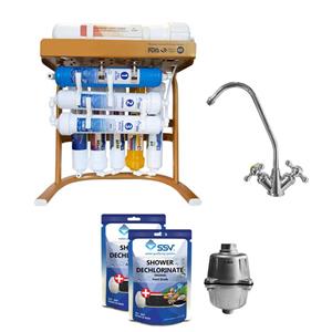 دستگاه تصفیه  آب اس اس وی مدل Gold line 2W X900 به همراه فیلتر دوش و شارژ یدک