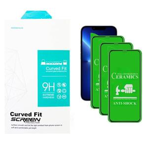 محافظ صفحه نمایش سرامیکی  مدل AMAZING مناسب برای گوشی موبایل اپل iPhone 13 Pro Max بسته سه عددی