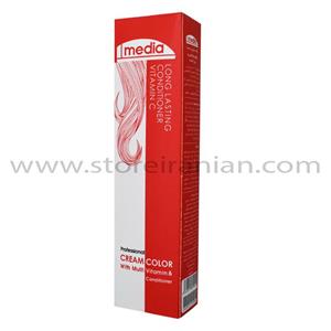 رنگ مو مدیا سری شرابی شماره 4.20 حجم 100 میلی لیتر رنگ شرابی تیره