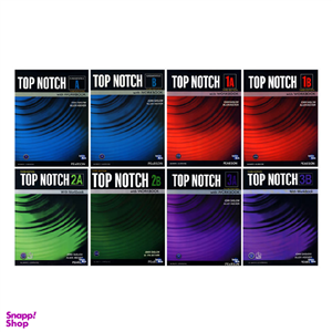 کتاب Top notch اثر Joan Saslow and Allen Ascher انتشارات زبان مهر 8 جلدی